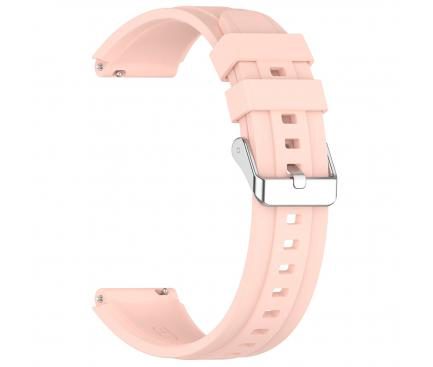 Curea Smartwatch Huawei Fluoroelastomer Strap, 18mm pentru GT4/GT5 (Roz)