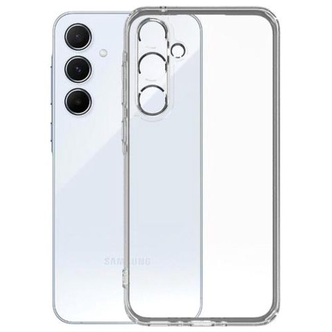 Husa Lemontti Silicon Samsung Galaxy A55, Transparent