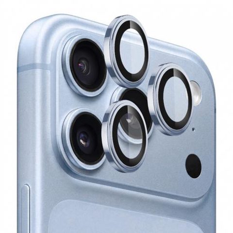 Folie de protectie Camera Spate Lito S+ pentru Apple iPhone 18 Pro / 18 Pro Max, Sticla Securizata, Albastru