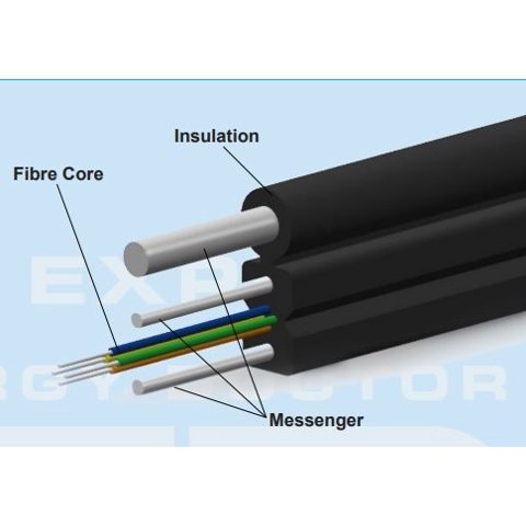 Fibra Optica FTTH 700N 4 fire, de exterior, cu sufa, tambur 1000ml, TED Wire Expert TED007087
