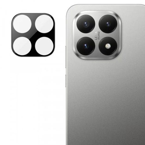 Folie de protectie Camera Spate Techsuit pentru Xiaomi 15T, Sticla Securizata, Neagra