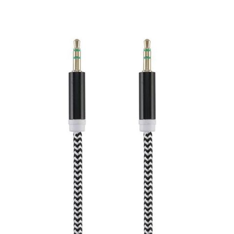 Cablu audio Tellur Basic jack 3.5mm, 1m, Negru