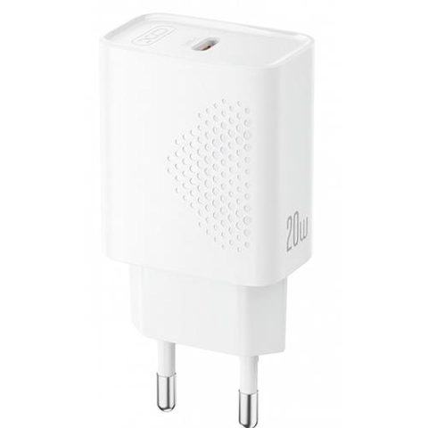 Incarcator Retea USB-C XO Design L160, 20W, 3A, 1 x USB-C (Alb)