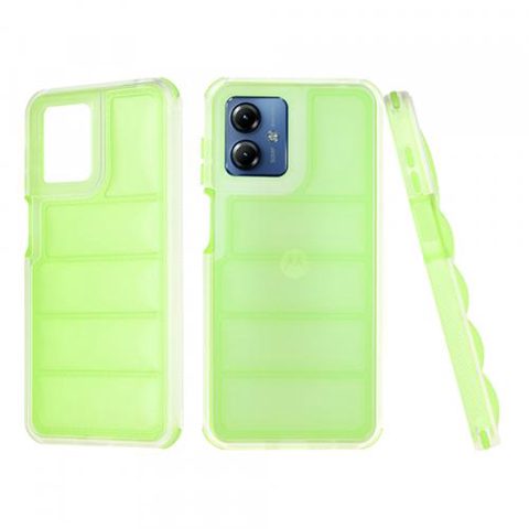 Husa pentru Motorola Moto G14, Techsuit, Wave Shield, Verde