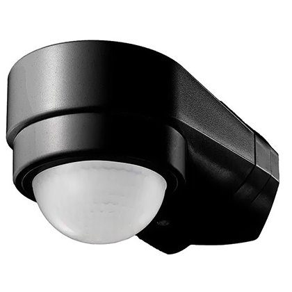Senzor de miscare pe colt 240GR - negru V-TAC SKU-6612