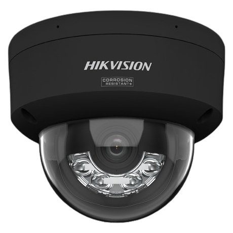 Camera IP HIKVISION DS-2CD2147G3-LIS2UY-2.8mm-BLACK, 4MP, lentila 2.8mm, Smart Hybrid Light 30m ColorVu3, microfon, Alarma, PoE, slot card, IP67, IK10