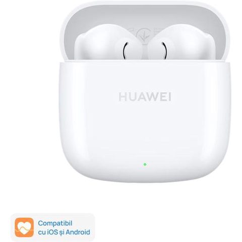Casti True Wireless Huawei FreeBuds SE 2, Bluetooth, Waterproof IP54 (Alb)