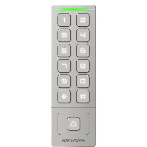 Terminal control acces standalone Hikvision DS-K1T809MWX, PIN/Card M1 , WiFi, Wiegand 26/34, Alarma