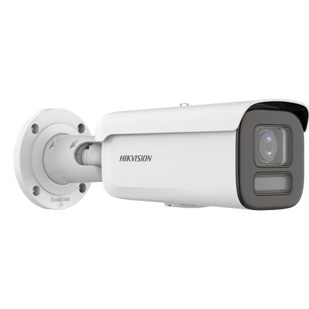 Camera IP 8MP, lentila VF 2.8-12mm, IR 60m, WL 60m ColorVu, Alarma, IK10 - HIKVISION DS-2CD2687G2HT-LIZS(2.8-12mm)