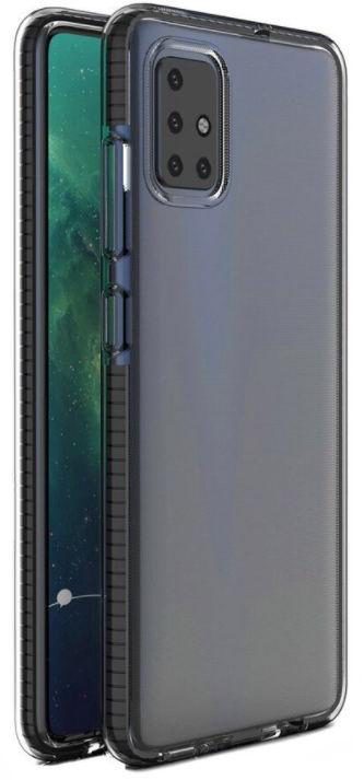 Protectie spate Lemontti LEMHSC10XN pentru Xiaomi Redmi Note 9 / Redmi 10X 4G (Negru/Transparent)