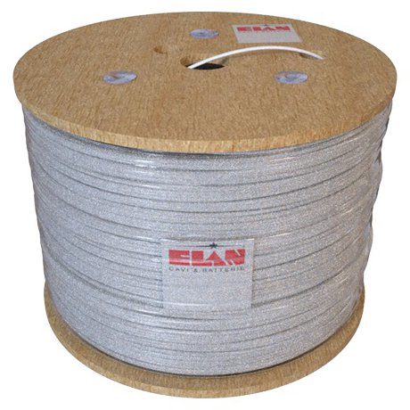 Cablu de alarma 6 fire ecranate, cupru integral, 500m Elan Italia 6CUEF-T