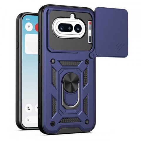 Husa pentru Nothing Phone (4a), Techsuit, CamShield, Albastru