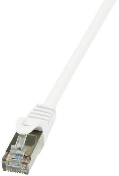 Cablu F/UTP LogiLink CP2051S, Patchcord, CAT.6, 2m (Alb)