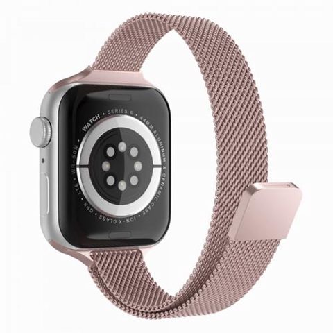 Curea Techsuit W034 pentru Apple Watch 49mm / 46mm / 45mm / 44mm / 42mm Series, Roz
