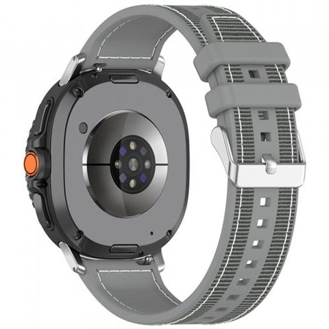 Curea Techsuit W051 pentru Samsung Galaxy Watch 8 Classic / Watch8 44mm / Watch 8 40mm, Gri