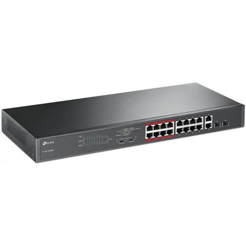 TPL SW 16P-PoE ,2P-GB SFP UNMNGD RM TP-LINK TL-SL1218MP
