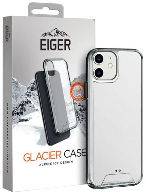 Protectie Spate Eiger Glacier Case EGCA00228 pentru Apple iPhone 12 mini (Transparent)