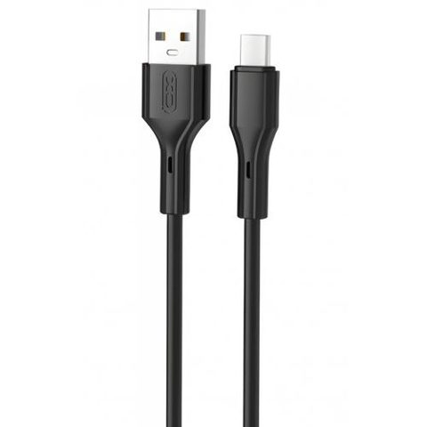 Cablu Date/Incarcare XO Design NB230, USB-A - USB-C, 18W, 1m (Negru)