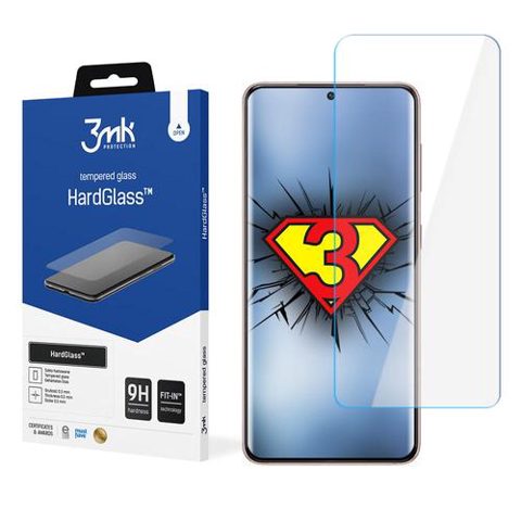 Folie protectie ecran 3MK, HardGlass, Compatibil cu Samsung Galaxy S21 FE, Transparent