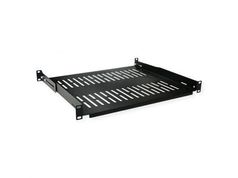 Sertar pentru cabinet 19" 1U 485x400mm max 25kg Negru, Value 26.99.0403