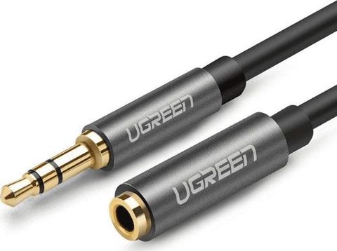Cablu audio Ugreen UGR280SLV, Jack 3.5mm Mama la Jack 3.5mm Tata, 3m (Gri)