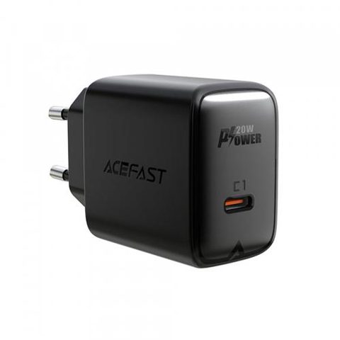 Incarcator Retea Acefast A1, 20W, 3A, 1 x USB-C (Negru)