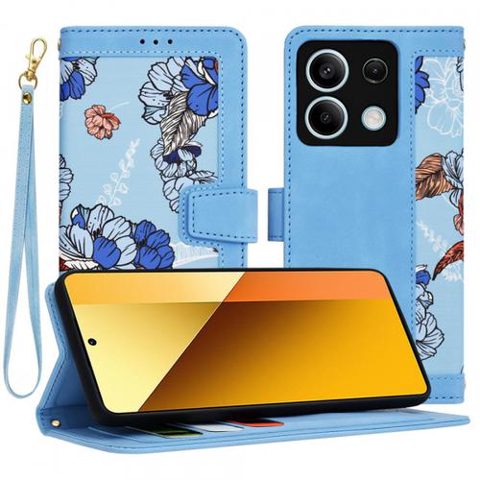 Husa pentru Xiaomi Redmi Note 13 5G, Techsuit, FlipCraft, Bleu
