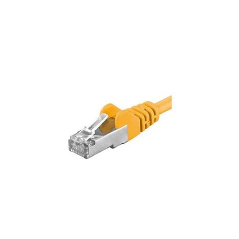 Patchcord SFTP PremiumCord RJ45-RJ45 Cat.6A, 1m, Galben