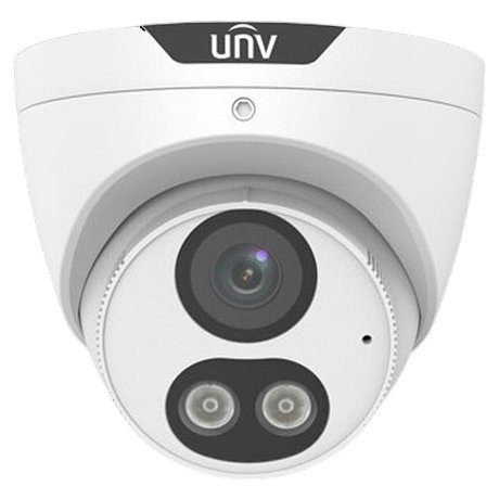 Camera IP Uniview IPC3618SB-ADF28KMC-I0, 8MP, 4K, lentila 2.8 mm, IR 30m, Alarma, Microfon, Difuzor, protectie perimetrala, slot card 256GB