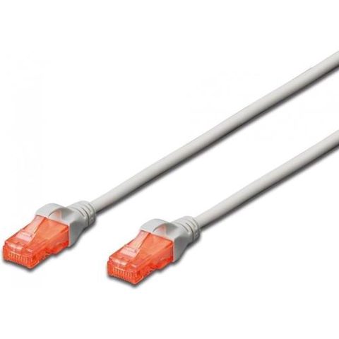 Cablu U / UTP Digitus Patch Cord, Cat. 6 Professional, Pvc, 2m, Gri