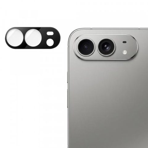 Folie de protectie Camera Spate Techsuit pentru Apple iPhone Ultra, Sticla Securizata, Neagra
