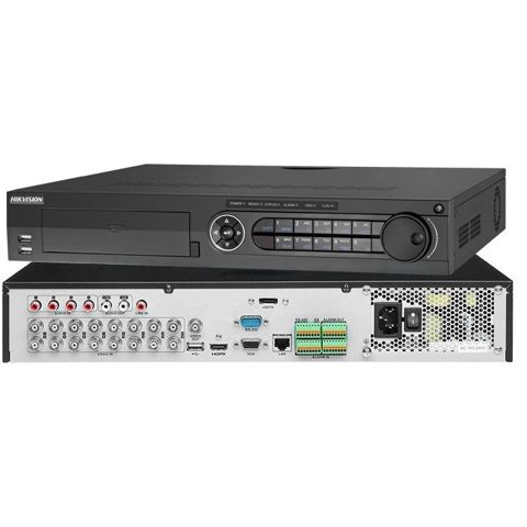 DVR 16 canale Turbo HD Hikvision DS-7316HQHI-K4 H.265, 4xSATA, HDMI 4K, alarmi in/out