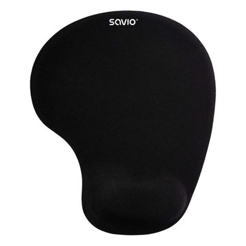 Mouse pad cu gel SAVIO MP-01B (Negru)