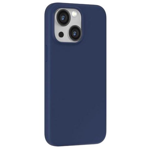 Husa Devia Silicon Nature Series compatibila cu iPhone 15 Plus, Albastru