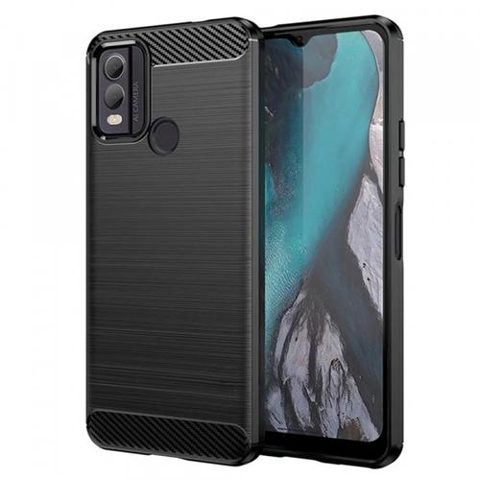 Husa pentru Nokia C22, Techsuit, Carbon, Neagra
