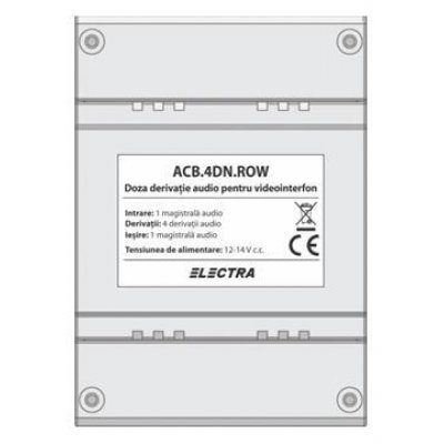Doza derivatie AUDIO Electra ACB.4DN.ENW