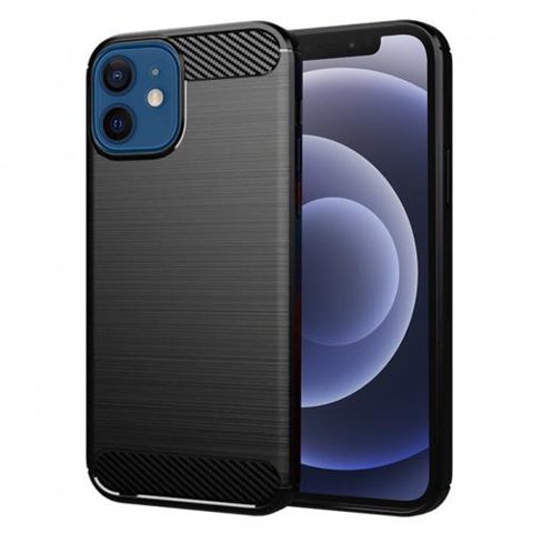 Husa pentru Apple iPhone 12 / 12 Pro, Techsuit, Carbon