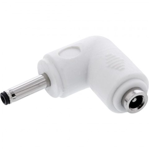 Adaptor alimentare DC 3.5x1.35mm T-M unghi Alb, InLine IL26899G