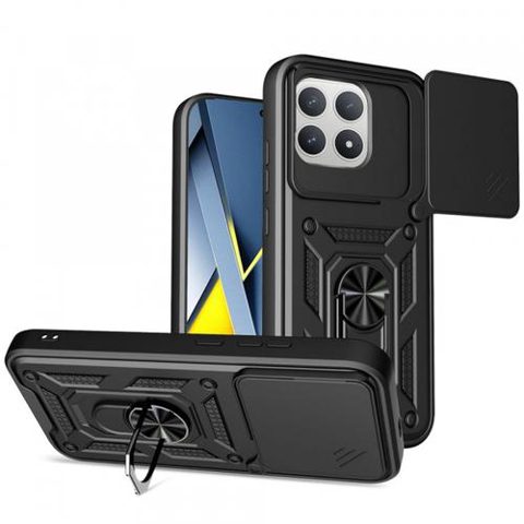 Husa pentru Xiaomi Poco F8 Pro, Techsuit, CamShield, Neagra