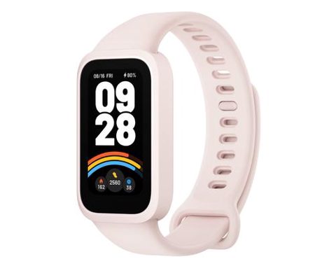 Bratara fitness Xiaomi Smart Band 9 Active, Ecran TFT 1.47inch, 50 moduri sportive, 100+ fete de ceas, Rezistenta la apa 5ATM (Roz)
