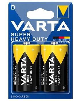 Set 2 Baterii VARTA R20 BLISTER SUPERLIFE