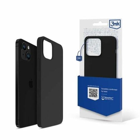 Husa de protectie 3mk Silicone Case pentru iPhone 15, Transparent