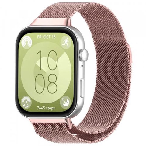 Curea Techsuit W009 pentru Huawei Watch Fit 4 Pro / Watch Fit 4 / Watch Fit 3, Roz