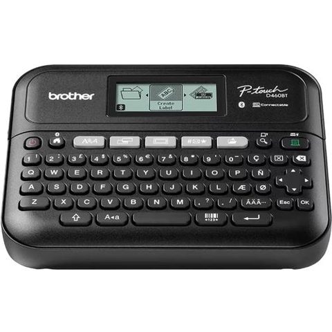 Sistem de etichetare Brother PT-D460BTVP, USB, Bluetooth (Negru)