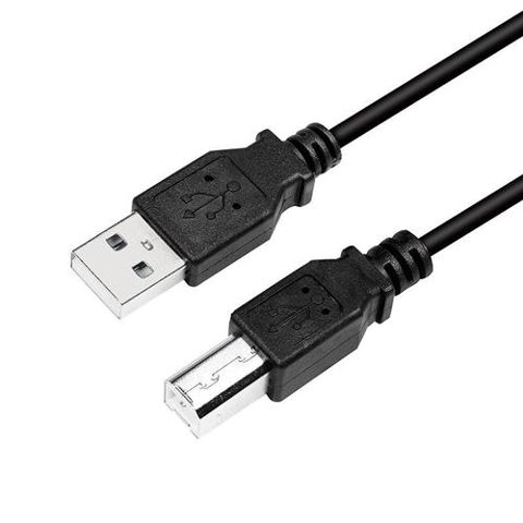 Cablu imprimanta LOGILINK CU0008B, USB 2.0 - USB 2.0 Type-B, 3m (Negru)