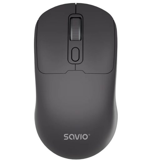 Mouse Savio MB-04 MB-04, Bluetooth 5.4, Wireless 2.4Ghz (Negru)