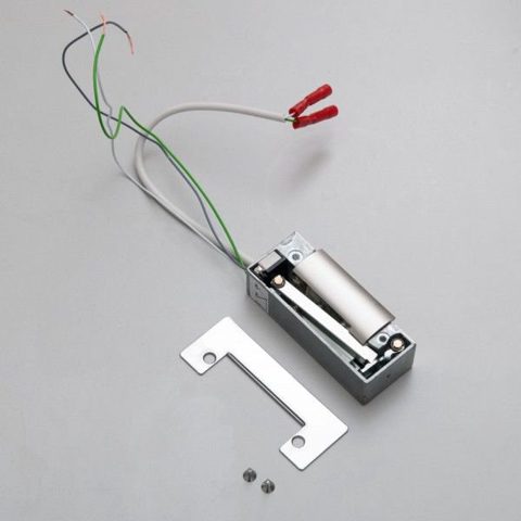 Yala electromagnetica incastrabila DORCAS-50N305-424 simetrica, reversibila, 24Vcc, inox, 800Kgf