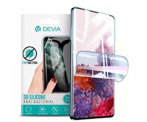 Folie Silicon Antibacterian Devia Pentru Xiaomi Redmi 9AT (Transparent)