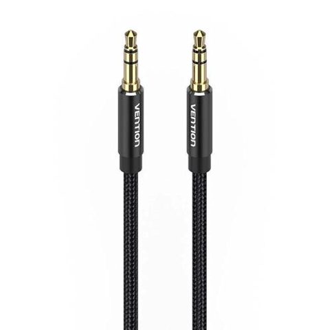 Cablu audio 3,5mm Jack Vention 1m, Negru
