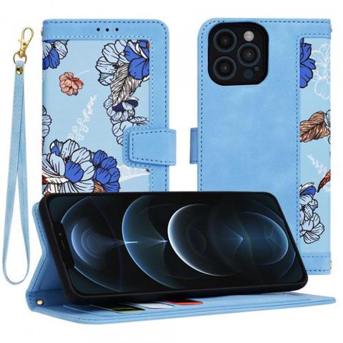 Husa pentru Apple iPhone 12 Pro Max, Techsuit, FlipCraft, Bleu